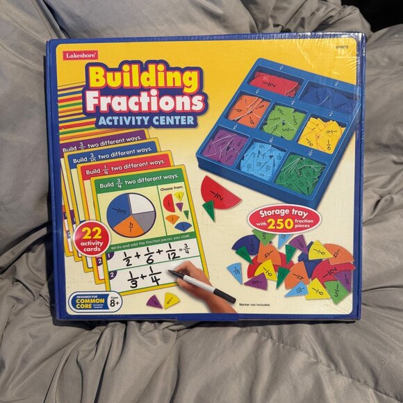 Lakeshore Building Fractions Activity Center T16953 Common Core Math